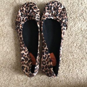 Leopard Print Rocket Dog Flats